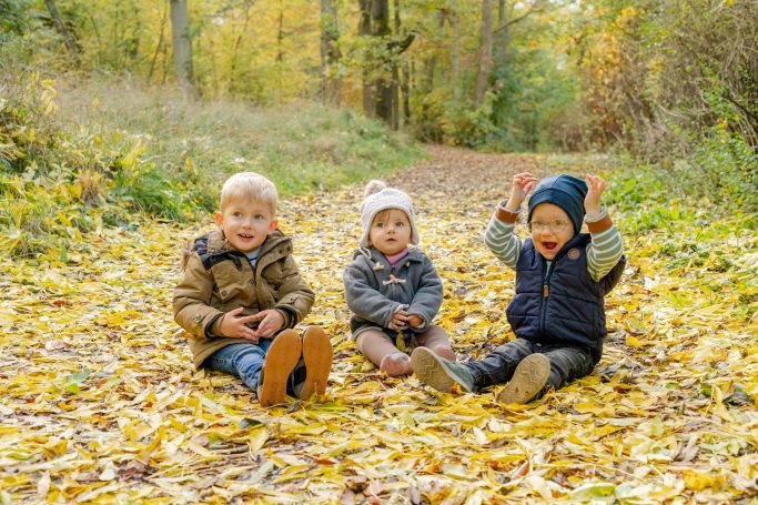 Kind mit Seifenblasen